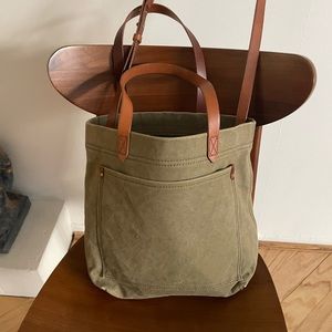 Madewell Green Tote Bag